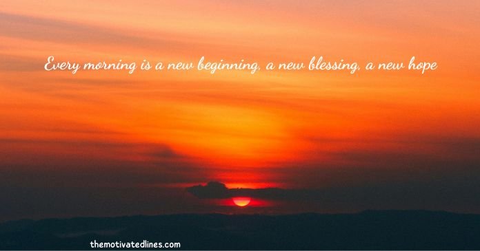 good morning quotes in english