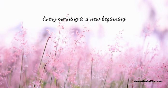 morning quotes in English