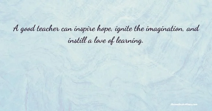 Teachers Day Quotes In English