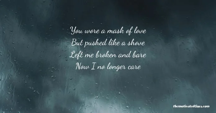 Betrayal Poetry